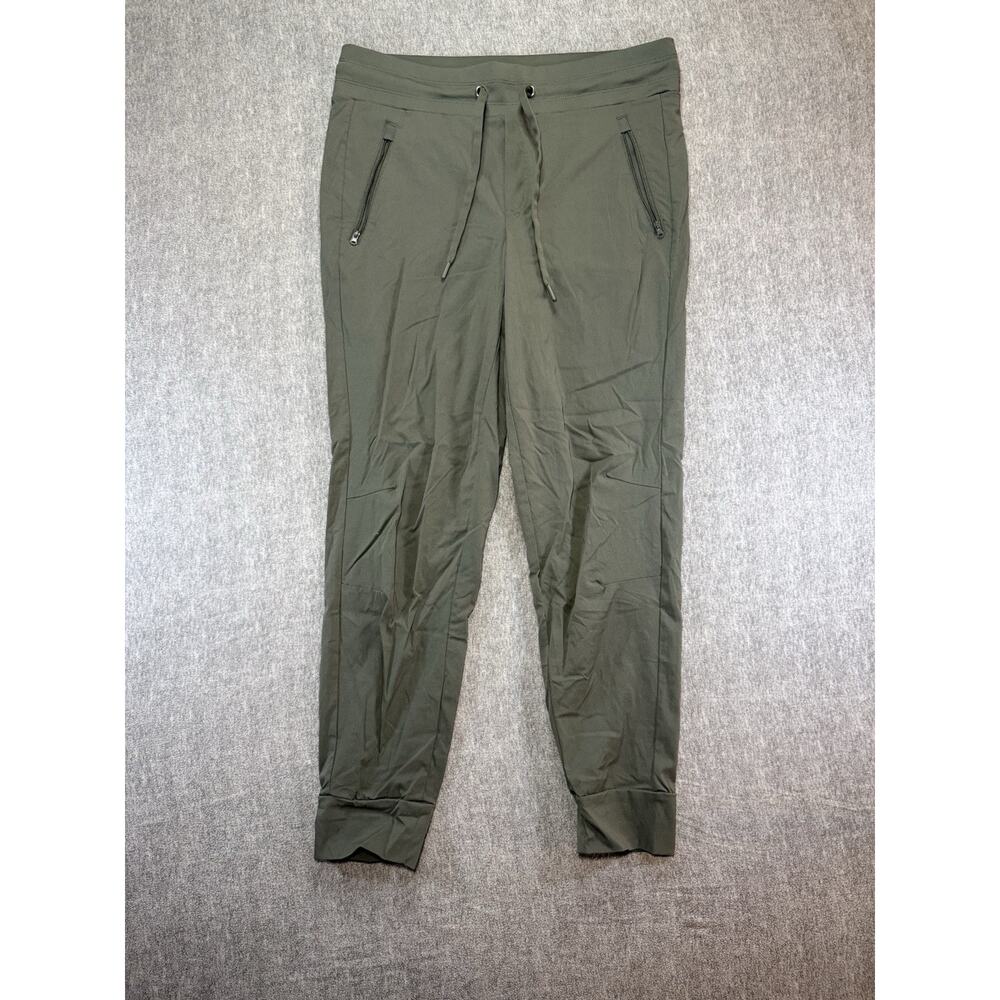 Members Mark Women’s Woven Trek Jogger-Size Large/Olive Green/Cuffed Pants